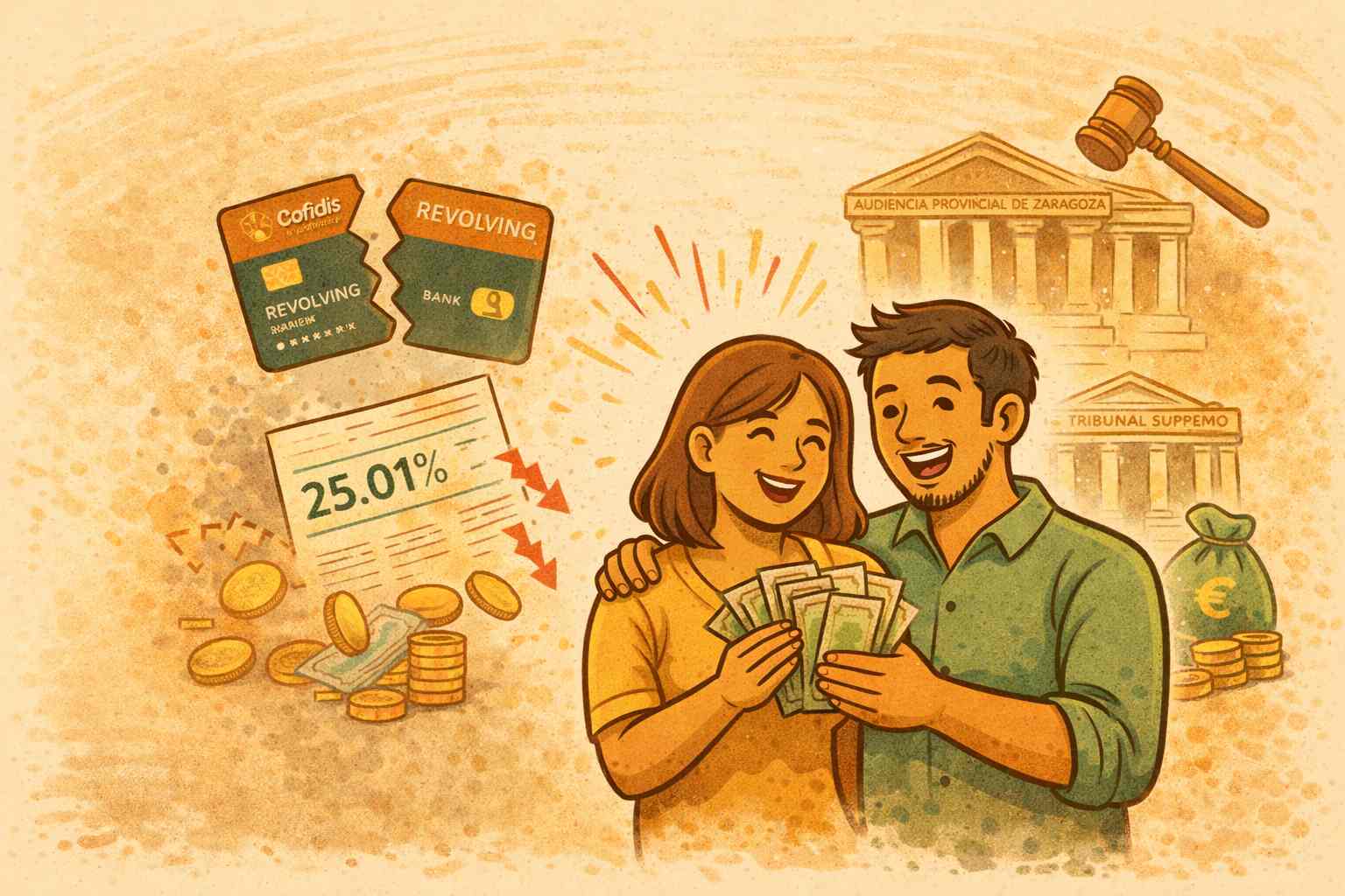 Cliente anula su tarjeta revolving de Cofidis y recupera más de 10.000€